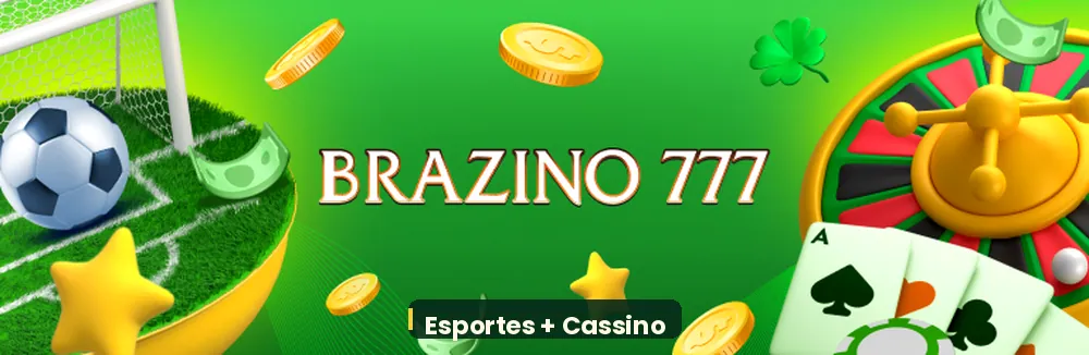 Apostas esportivas e cassino Brazino777