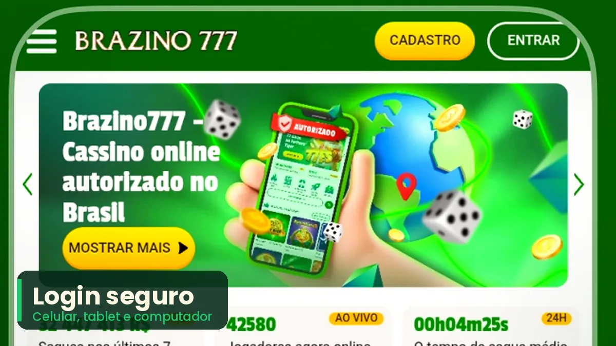 Login Brazino777 pelo celular